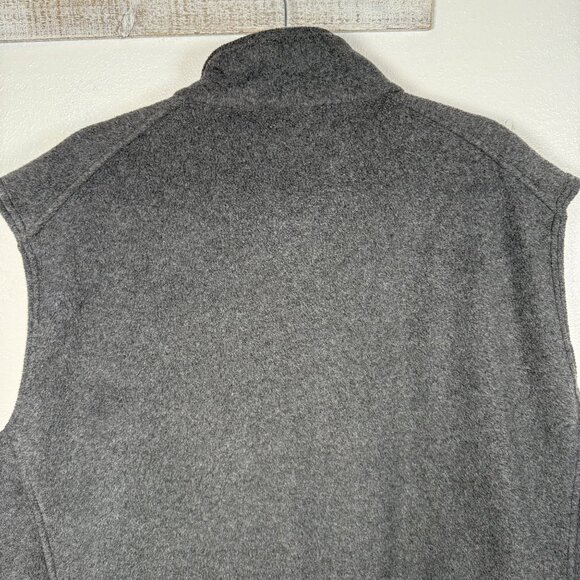 Columbia Fleece Vest Mens X-Large Gray Full Zip Sleeveless Layer Outdoor Pockets - Picture 12 of 12